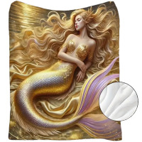 Plaid Sirène - Mermaid in Gold