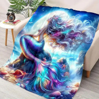 Plaid Sir&egrave;ne - Rainbow Mermaid