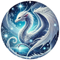 Plaque métal dragon - Celestial Dragon