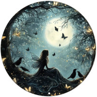 Plaque métal Fée Dusk Fairy