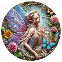 Plaque métal Fée The Blossom Fairy