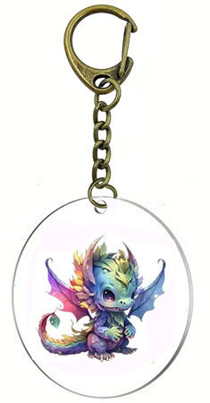 Porte-Clefs Dragon / Porte Clefs Féeriques