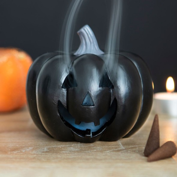 Porte-encens "Black Pumpkin" / Porte-Encens Féeriques