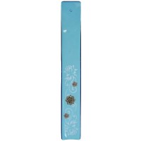 Porte-Encens en verre Azur Lotus
