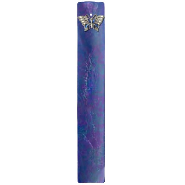 Porte-Encens en verre Bleu irisé "Papillon" / Meilleurs ventes