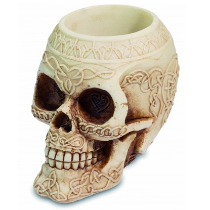Pot à crayons Gothique "Celtic Skull" / Décorations Gothiques