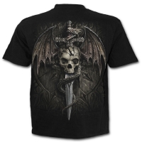t-shirt spiral direct Draco Skull