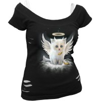 Spiral Direct FM138157 Kitten Angel T-Shirt