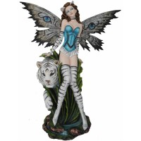 Figurine de Fée Géante avec tigre Tygra
