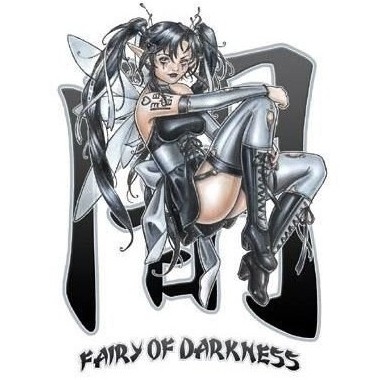 Sticker Fée "Fairy of Darkness" / Delphine Levesque Demers