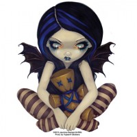 sticker fée Voodoo in Blue de jasmine becket griffith