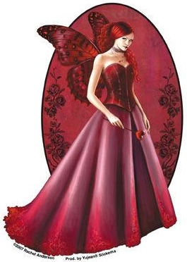 Sticker Fée "Queen of Hearts" / Rachel Anderson