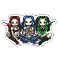 sticker fées Goth Fairies de jasmine becket griffith