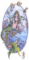 Sticker Sirène Nene Thomas Aaquamarine AD509