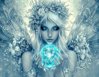 Tenture F&eacute;e - Cold Beauty Fairy
