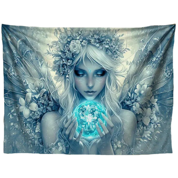 Tenture Fée "Cold Beauty Fairy" / Décorations Murales Féeriques