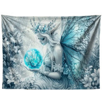 Tenture Fée - Winter Queen Fairy