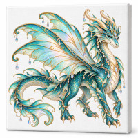 Toile sur chassis Dragon 035