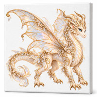 Toile sur chassis Dragon 036