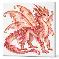 Toile sur chassis Dragon 037