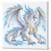 Toile sur chassis Dragon 042
