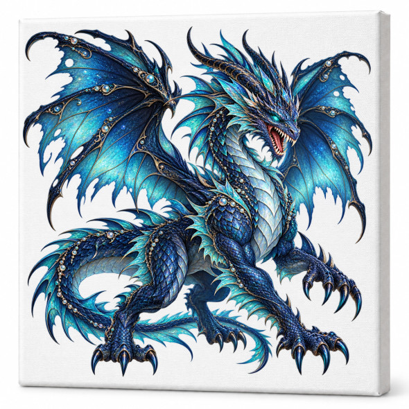 Toile sur ch&acirc;ssis "Dragon" 046 / Nouveaut&eacute;s