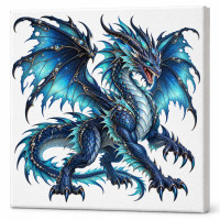 Toile sur chassis Dragon 046