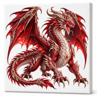 Toile sur chassis Dragon 048