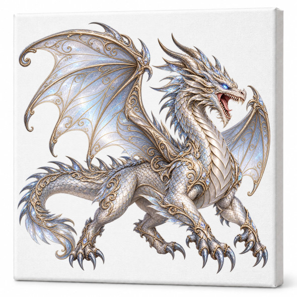 Toile sur ch&acirc;ssis "Dragon 050" / Nouveaut&eacute;s