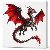 Toile sur chassis Dragon 052