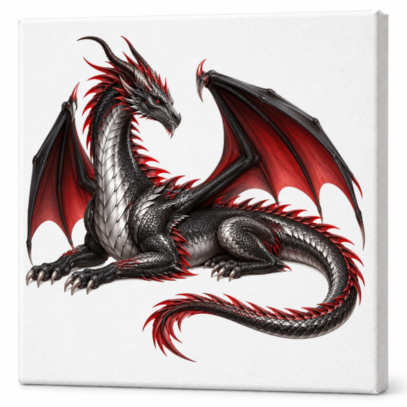 Toile sur ch&acirc;ssis "Dragon" 053 / NOUVEAUTES