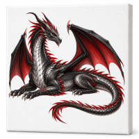 Toile sur chassis Dragon 053