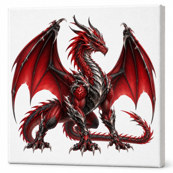 Toile sur ch&acirc;ssis "Dragon" 054 / NOUVEAUTES