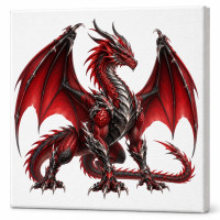 Toile sur chassis Dragon 054