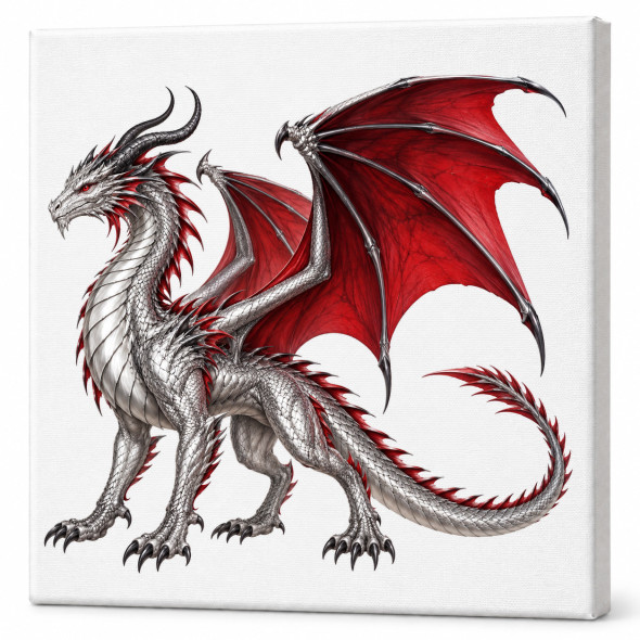 Toile sur ch&acirc;ssis "Dragon" 057 / Toiles sur Ch&acirc;ssis Dragons