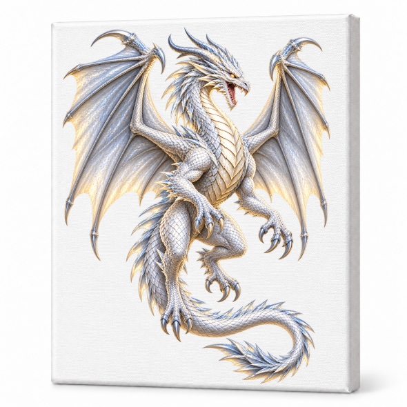 Toile sur ch&acirc;ssis "Dragon" 065 / Toiles sur Ch&acirc;ssis Dragons