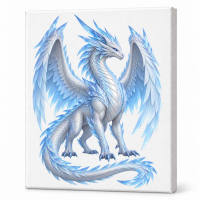 Toile sur chassis Dragon 066