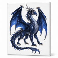 Toile sur chassis Dragon 069