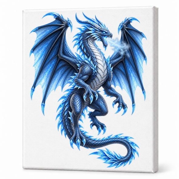 Toile sur ch&acirc;ssis "Dragon" 070 / Toiles sur Ch&acirc;ssis Dragons