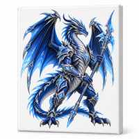 Toile sur chassis Dragon 075