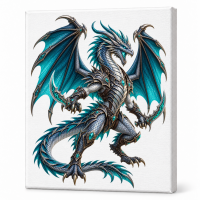Toile sur chassis Dragon 082