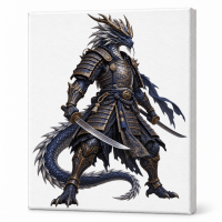 Toile sur chassis Dragon 087
