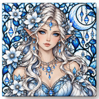 Toile sur ch&acirc;ssis F&eacute;e Crystal 010
