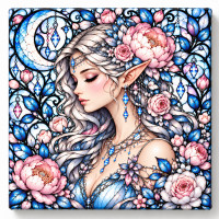 Toile sur ch&acirc;ssis F&eacute;e Crystal 019