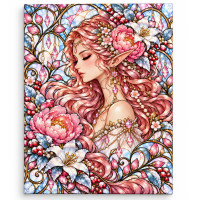 Toile sur ch&acirc;ssis F&eacute;e Crystal 021