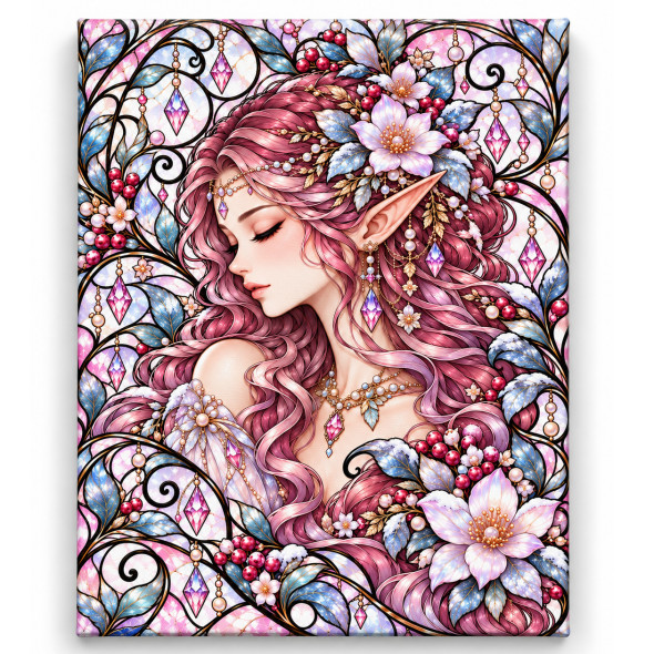 Toile sur ch&acirc;ssis "F&eacute;e Crystal 022" / Nouveaut&eacute;s