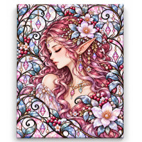 Toile sur ch&acirc;ssis F&eacute;e Crystal 022