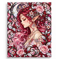 Toile sur ch&acirc;ssis F&eacute;e Crystal 028