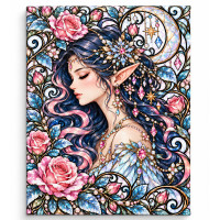 Toile sur ch&acirc;ssis F&eacute;e Crystal 029