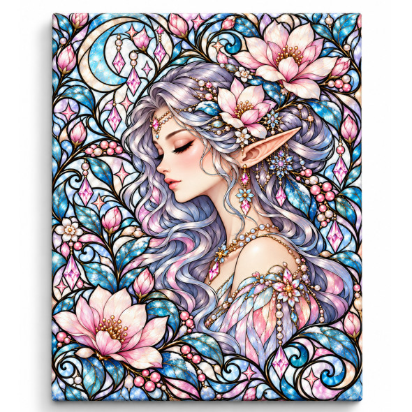 Toile sur ch&acirc;ssis "F&eacute;e Crystal 030" / Nouveaut&eacute;s